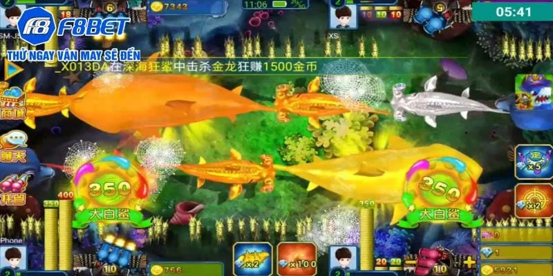 Người chơi nên điều chỉnh lượng đạn phù hợp khi bắn cá Người chơi nên điều chỉnh lượng đạn phù hợp khi bắn cá