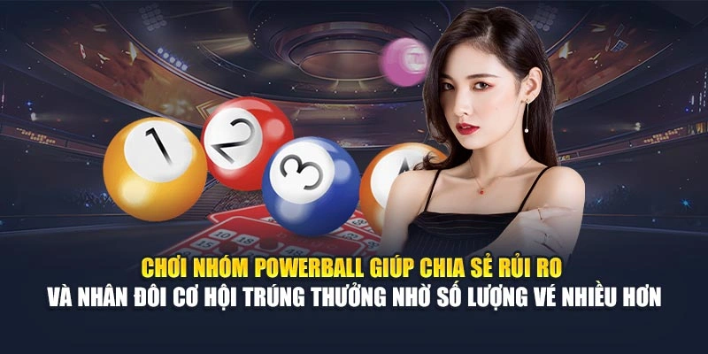 Chơi nhóm Powerball giúp chia sẻ rủi ro và nhân đôi cơ hội trúng thưởng nhờ số lượng vé nhiều hơn Chơi nhóm Powerball giúp chia sẻ rủi ro và nhân đôi cơ hội trúng thưởng nhờ số lượng vé nhiều hơn