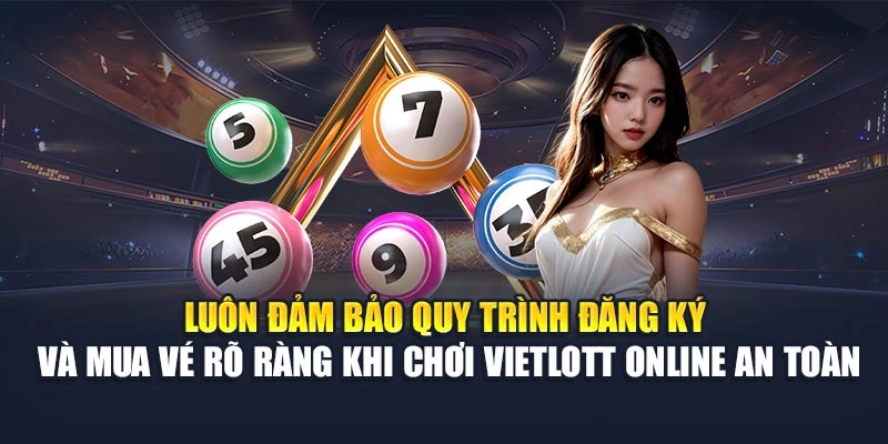 Luôn đảm bảo quy trình đăng ký và mua vé rõ ràng khi chơi Vietlott online an toàn Luôn đảm bảo quy trình đăng ký và mua vé rõ ràng khi chơi Vietlott online an toàn