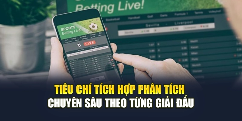 Tiêu chí tích hợp phân tích chuyên sâu theo từng giải đấu Tiêu chí tích hợp phân tích chuyên sâu theo từng giải đấu